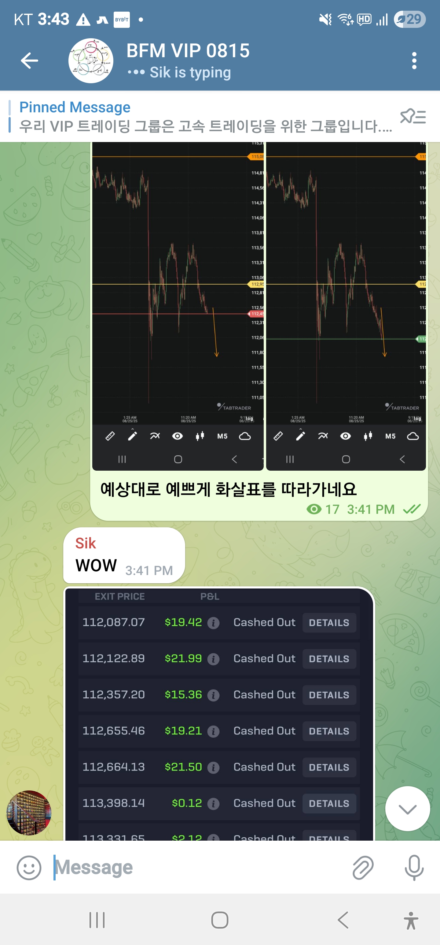 Trading Result