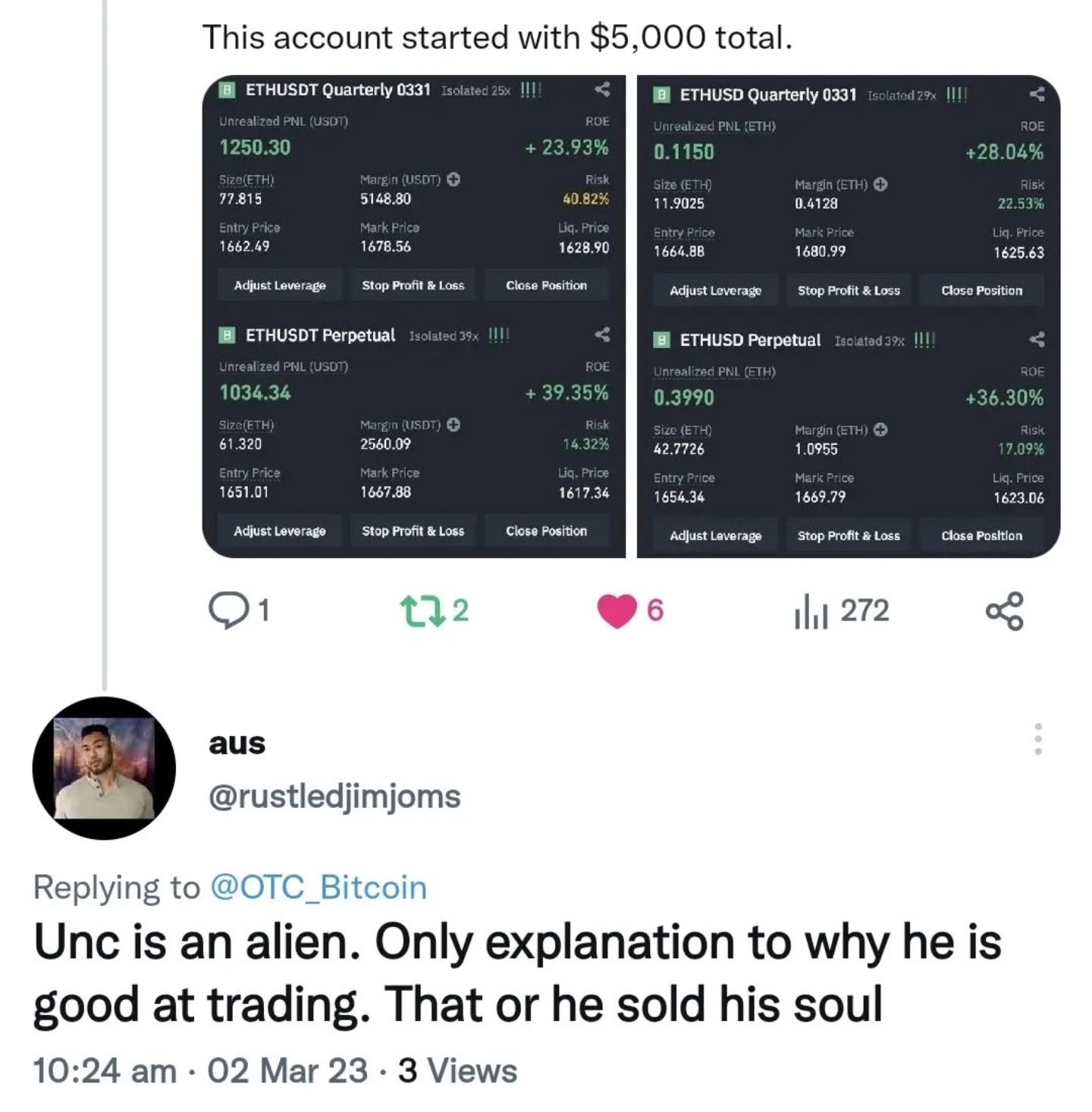Trading Result